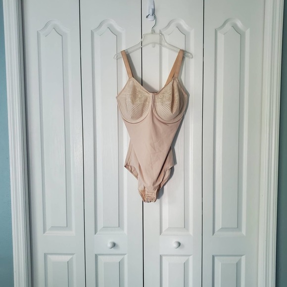 Wacoal 801210 Visual Effects Body Briefer with Minimizer Bra 40DDD Sand Lingerie - Picture 14 of 16